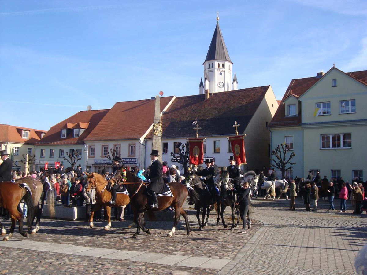 Ferienwohnung Zschornack Wittichenau エクステリア 写真